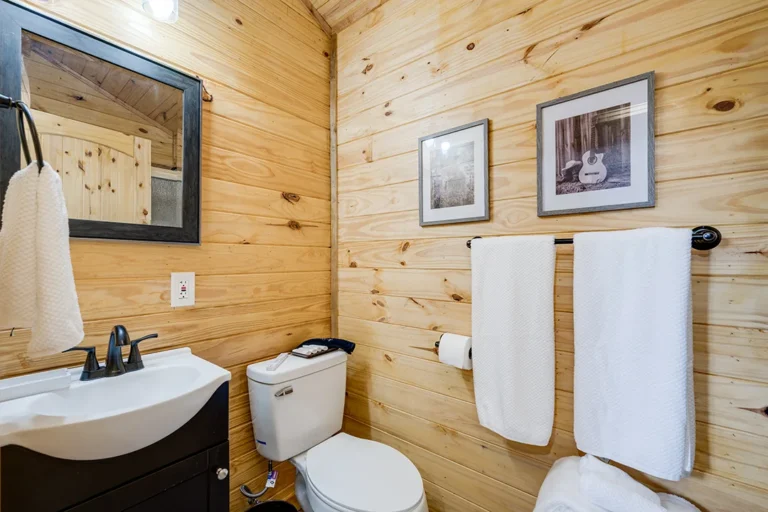 Vino Tramonto Cabin Rentals Cabernet Bath 1 768x512