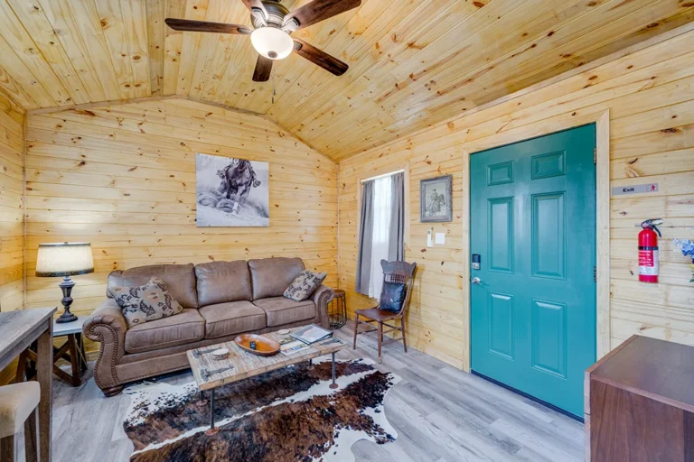 Vino Tramonto Cabin Rentals Cabernet LR 1 768x512